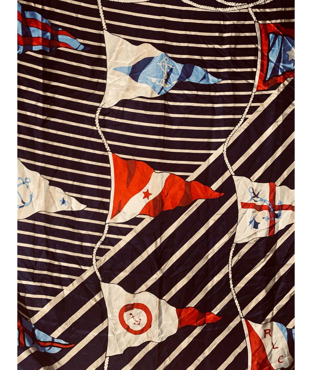 RALPH LAUREN Мульти шелковый платок, фото 4