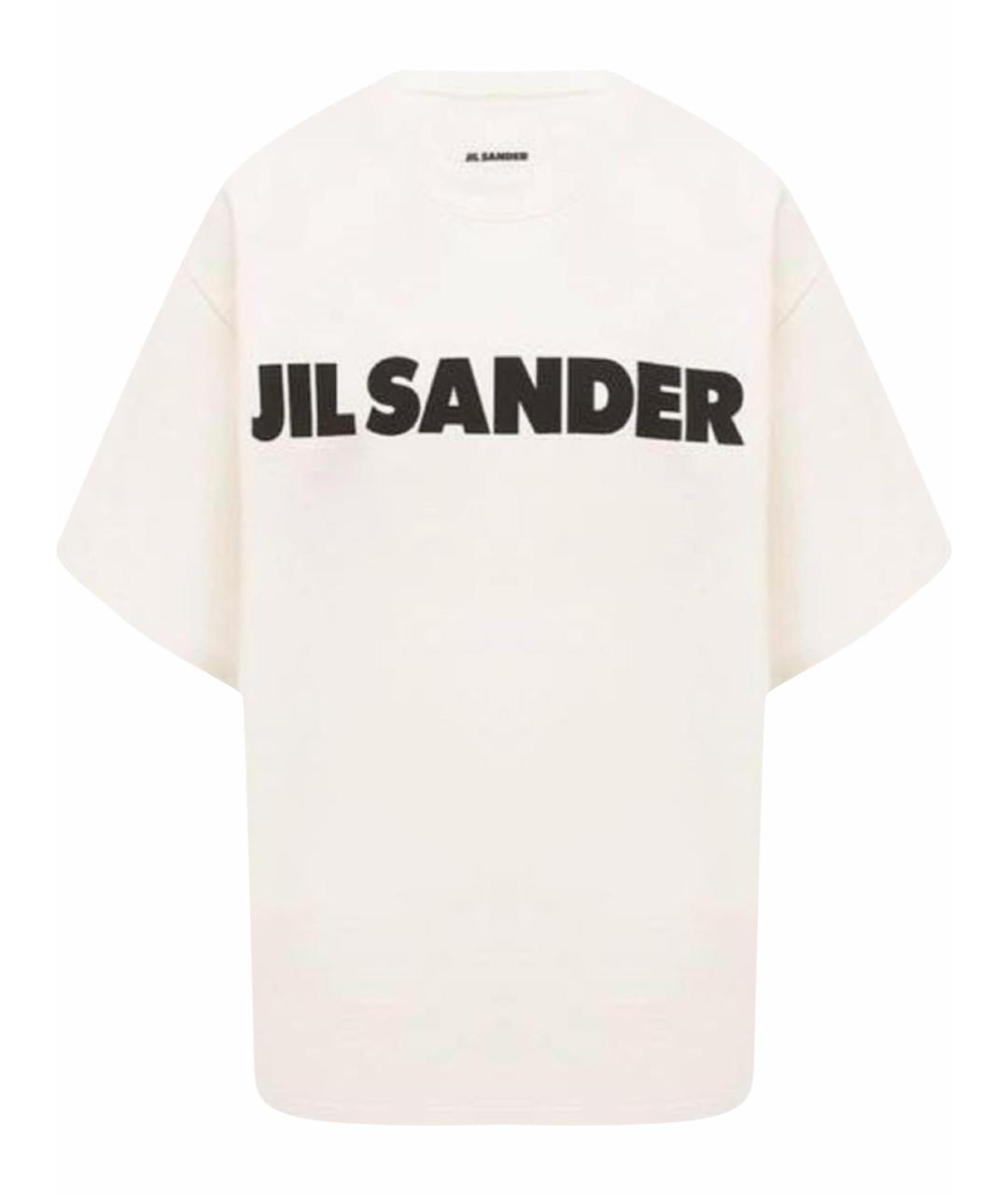 JIL SANDER Белая футболка, фото 1