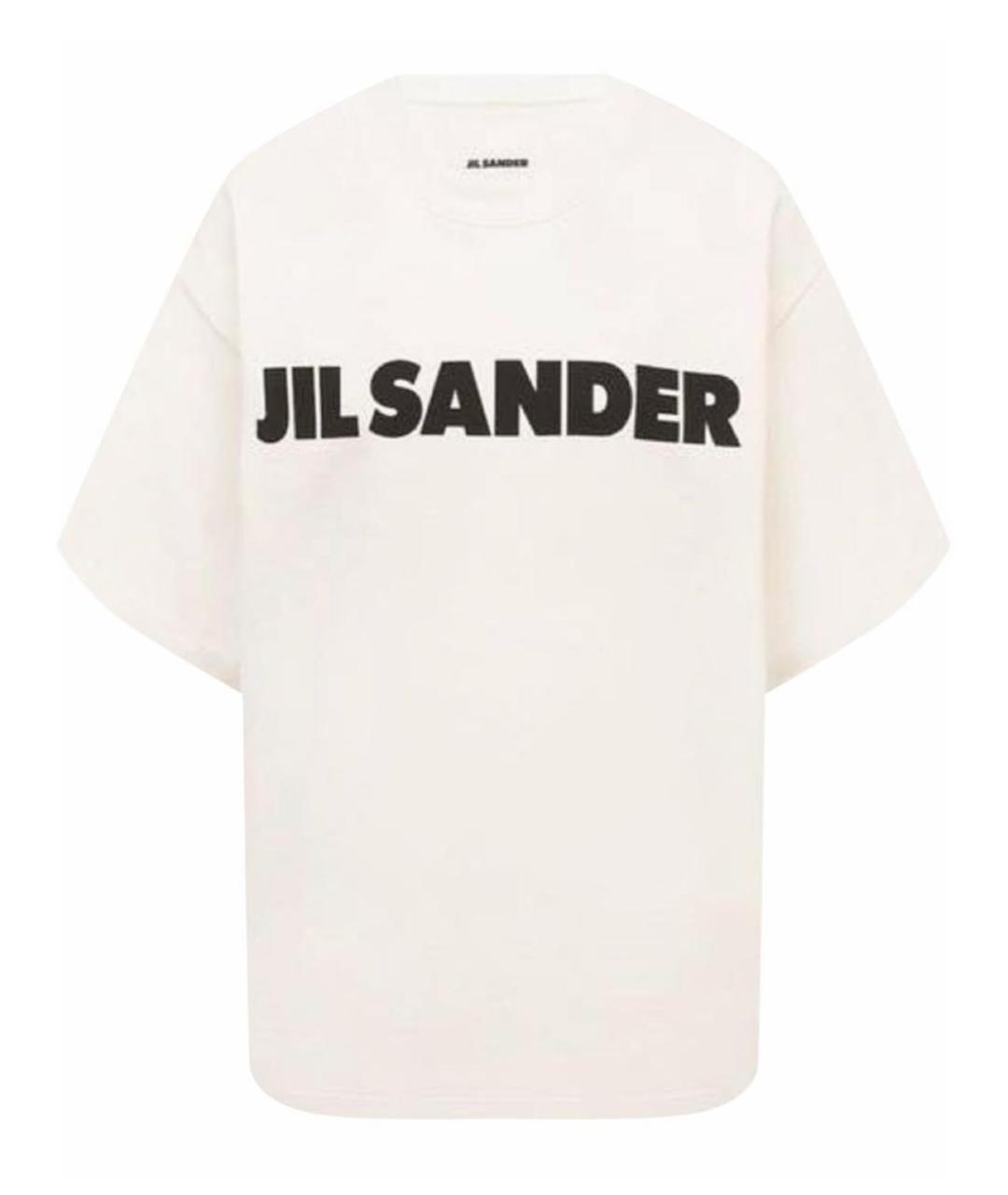 JIL SANDER Белая футболка, фото 5