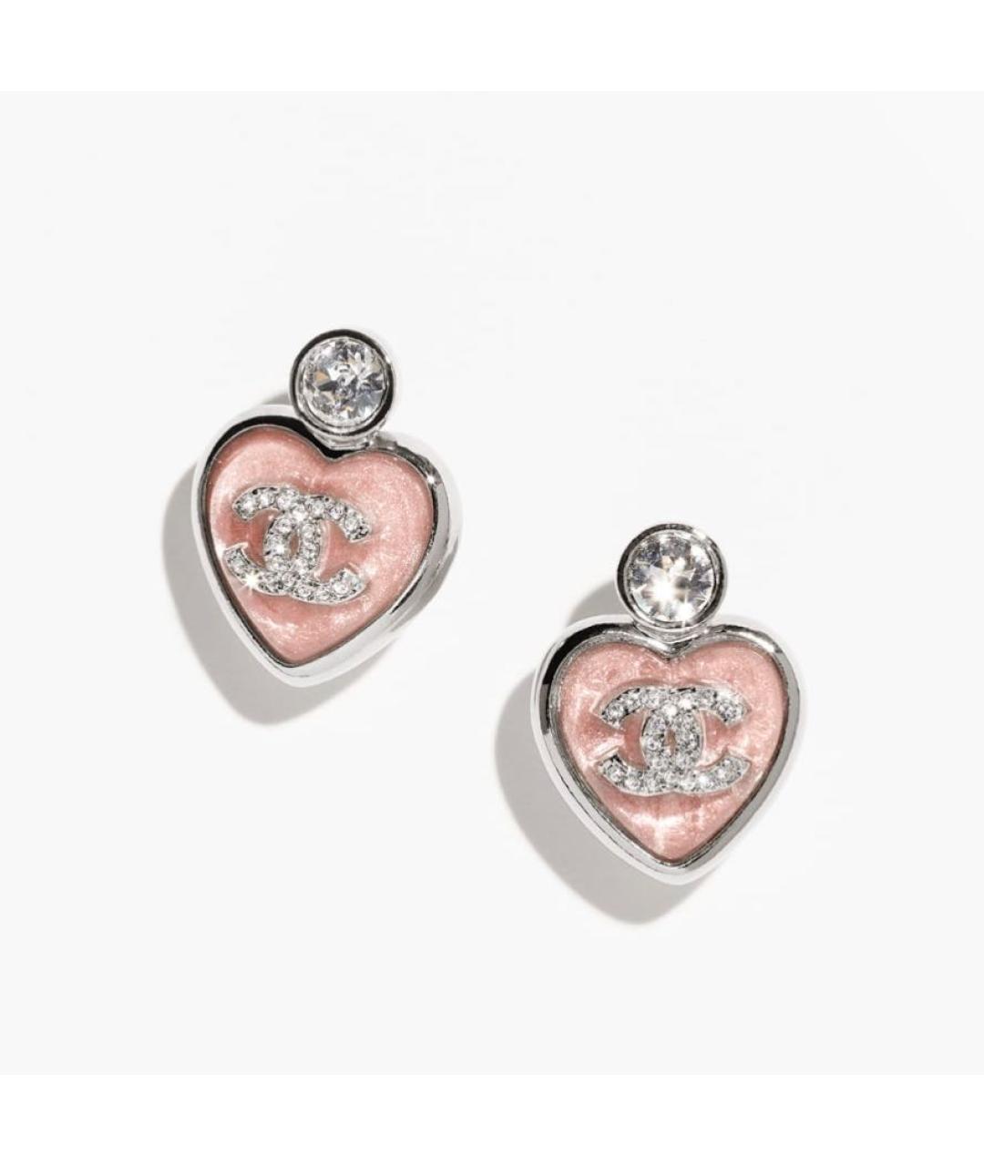 CHANEL Серебряные металлические серьги, фото 3