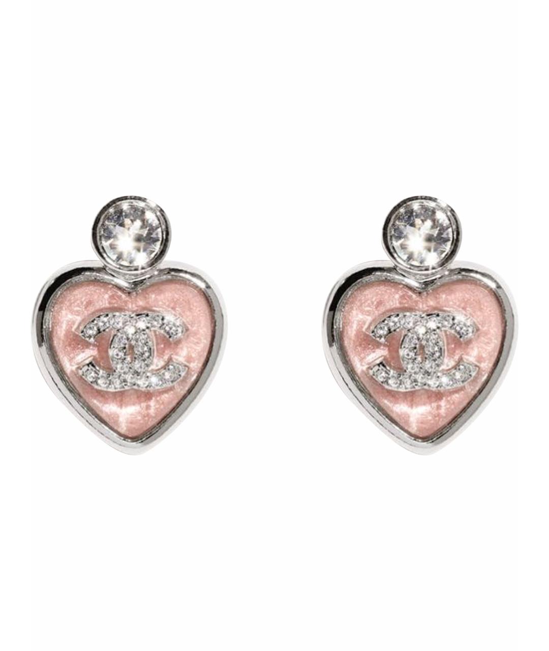 CHANEL Серебряные металлические серьги, фото 1