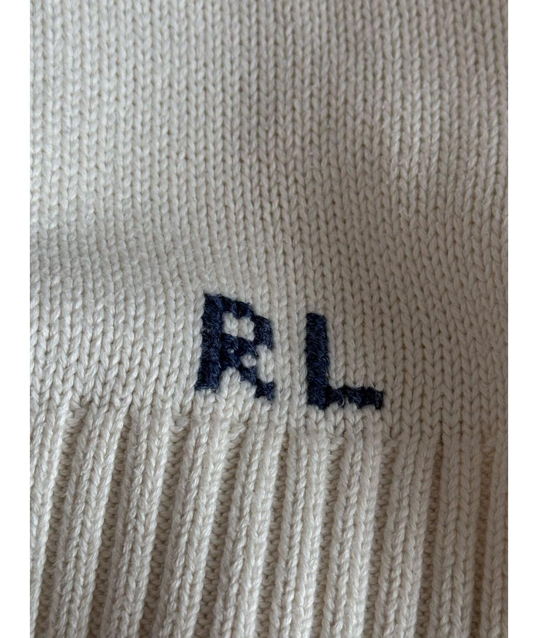 POLO RALPH LAUREN Белый вискозный джемпер / свитер, фото 5