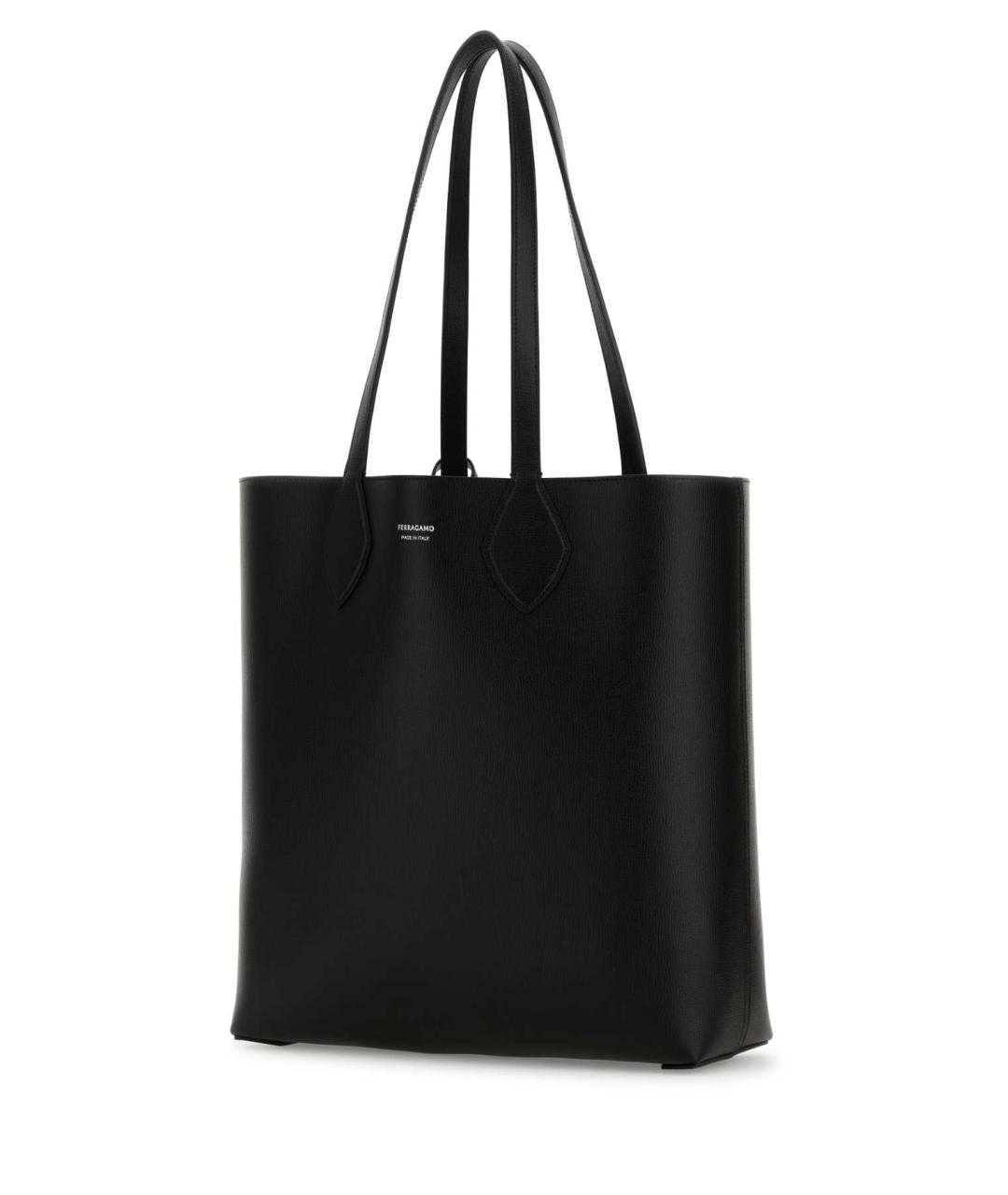 FERRAGAMO Черная сумка тоут, фото 2