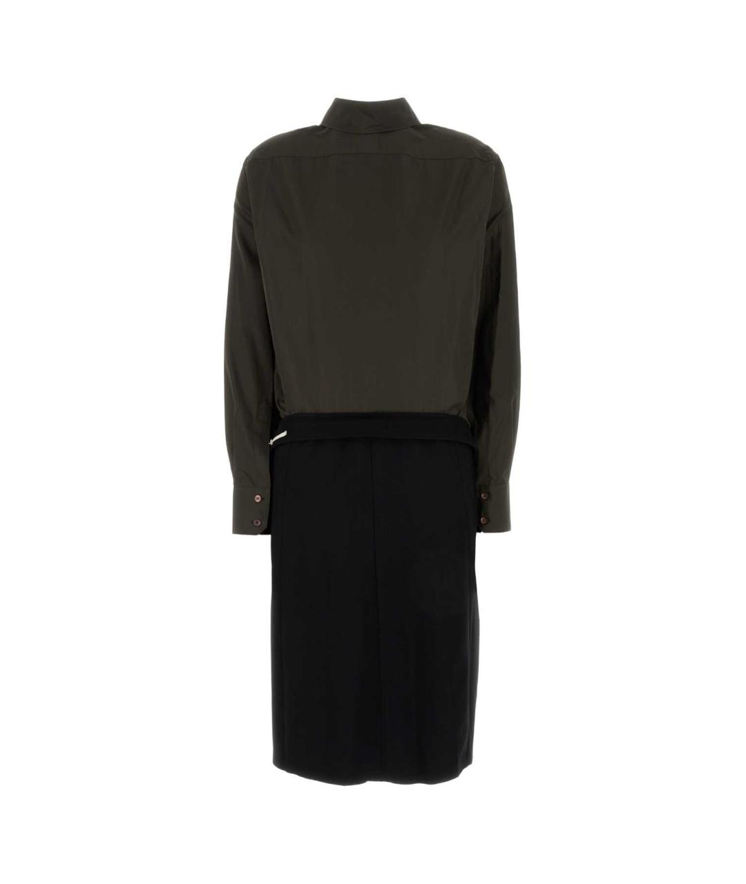 MAISON MARGIELA Мульти хлопковое повседневное платье, фото 1