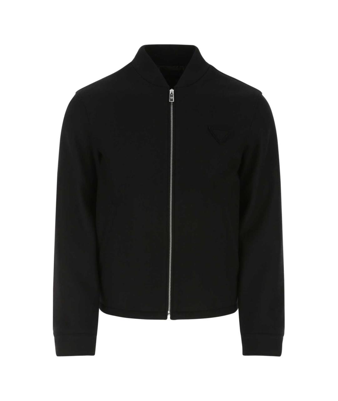 PRADA Черная кашемировая куртка, фото 1