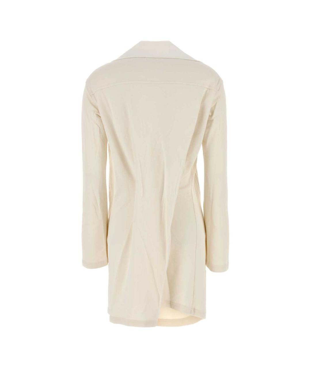 COURREGES Бежевое хлопковое повседневное платье, фото 2