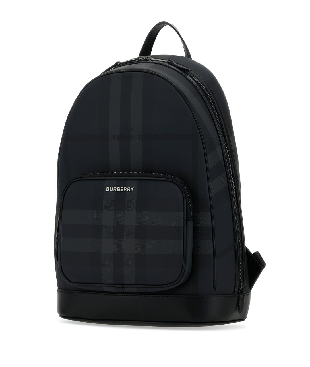 BURBERRY Антрацитовый рюкзак из искусственной кожи, фото 2
