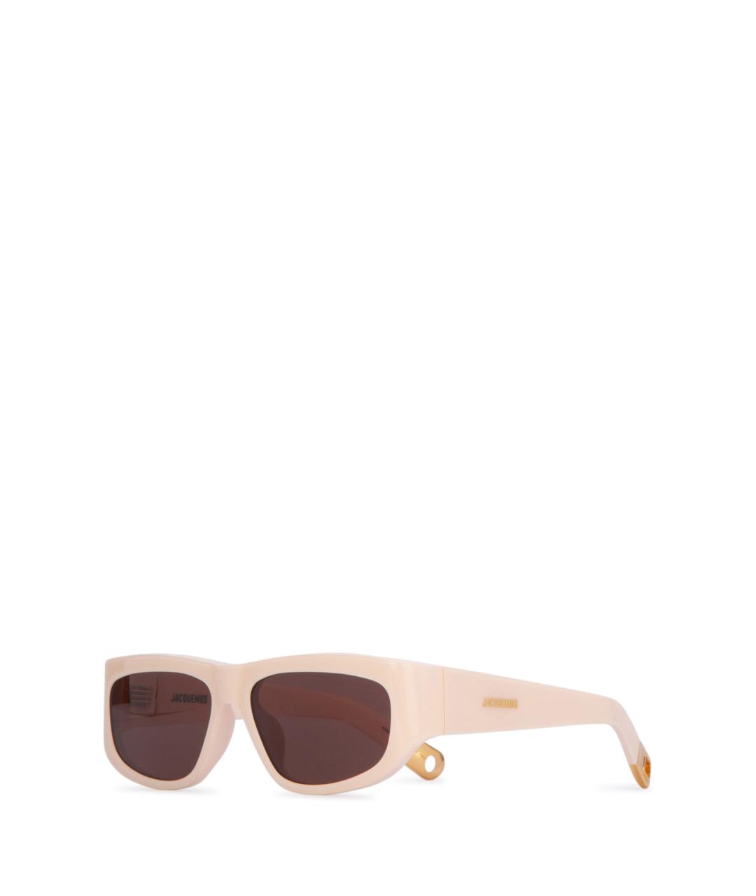 JACQUEMUS Розовые солнцезащитные очки, фото 1