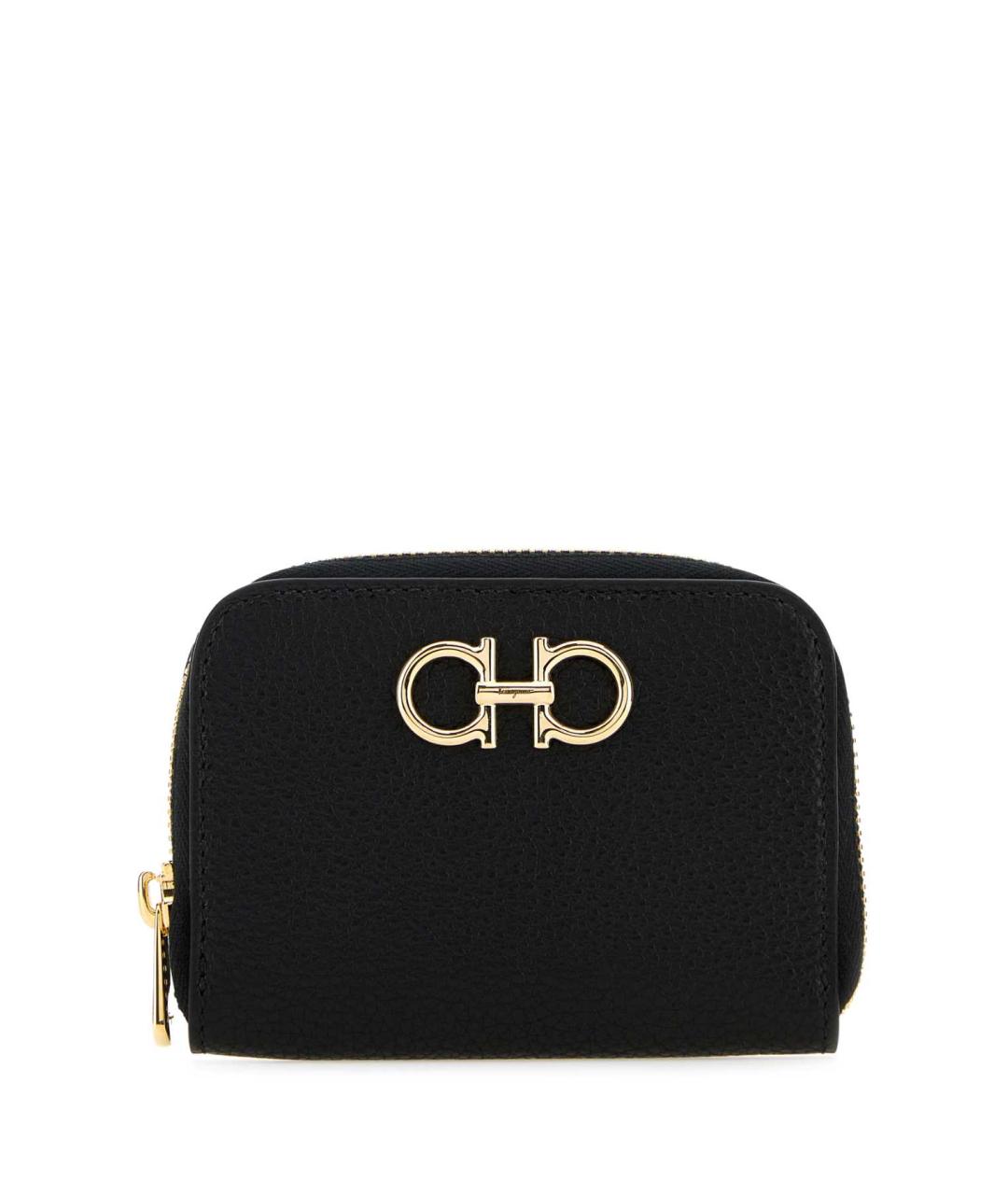 FERRAGAMO Черный кошелек, фото 1
