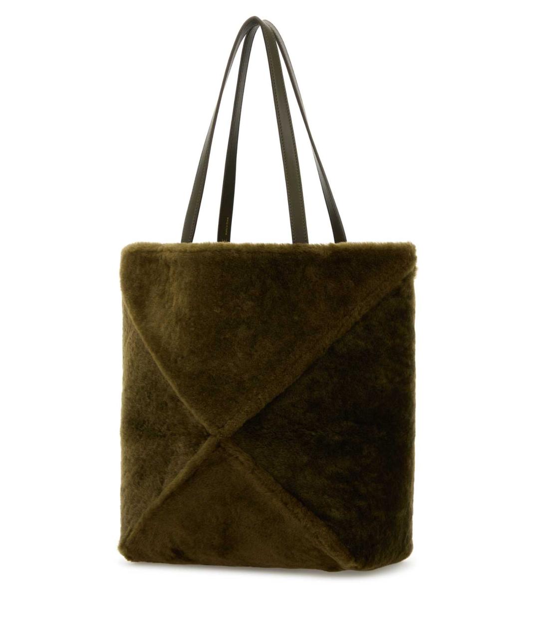 LOEWE Зеленая кожаная сумка тоут, фото 2
