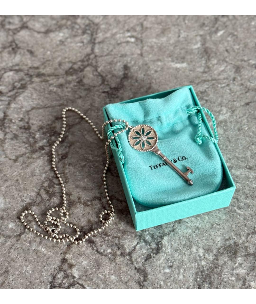 TIFFANY&CO Серебряная серебряная подвеска, фото 2