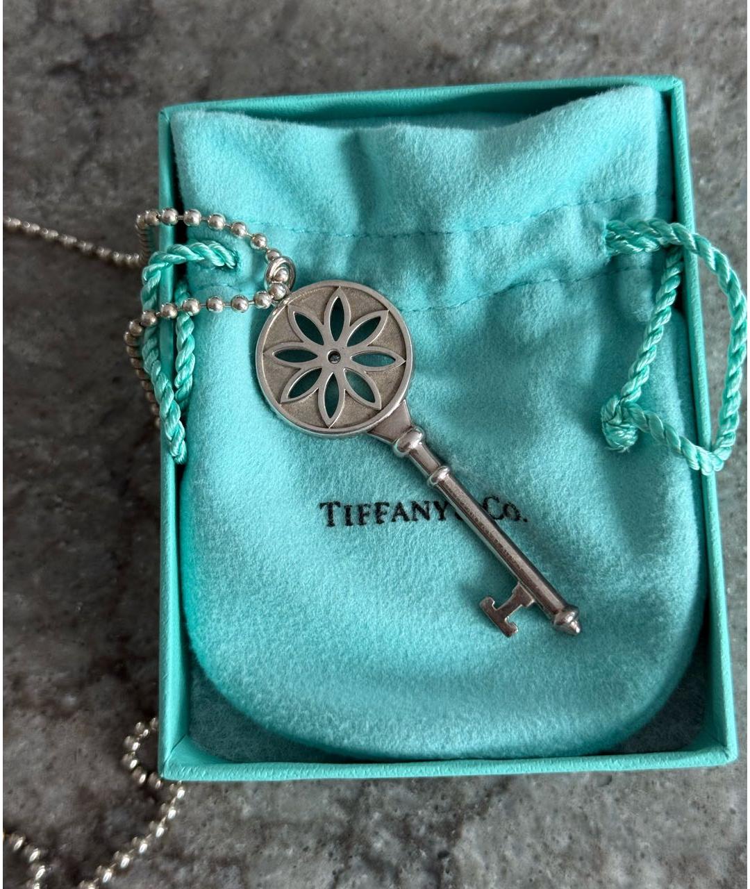 TIFFANY&CO Серебряная серебряная подвеска, фото 4