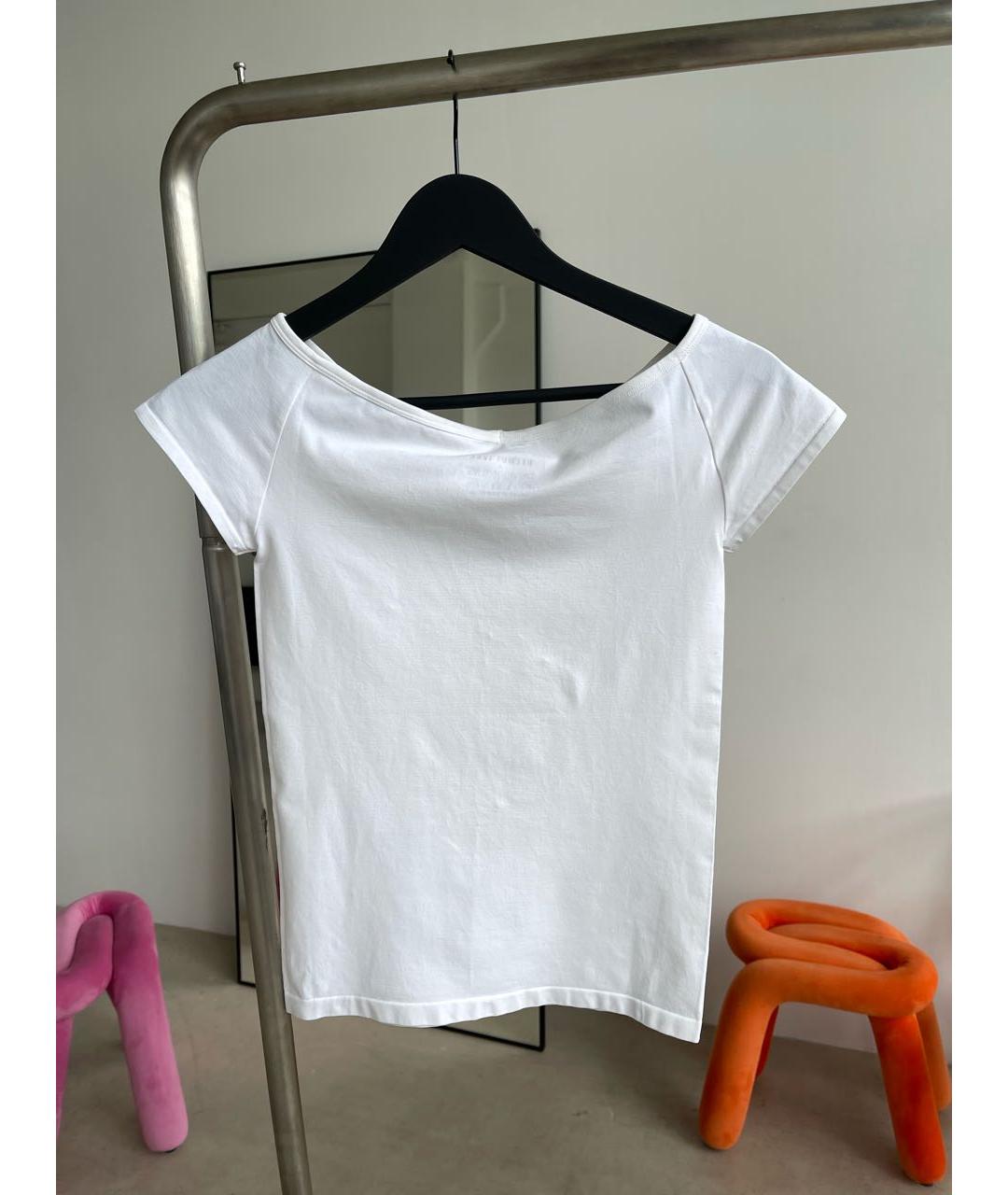 HELMUT LANG Белая майка, фото 7