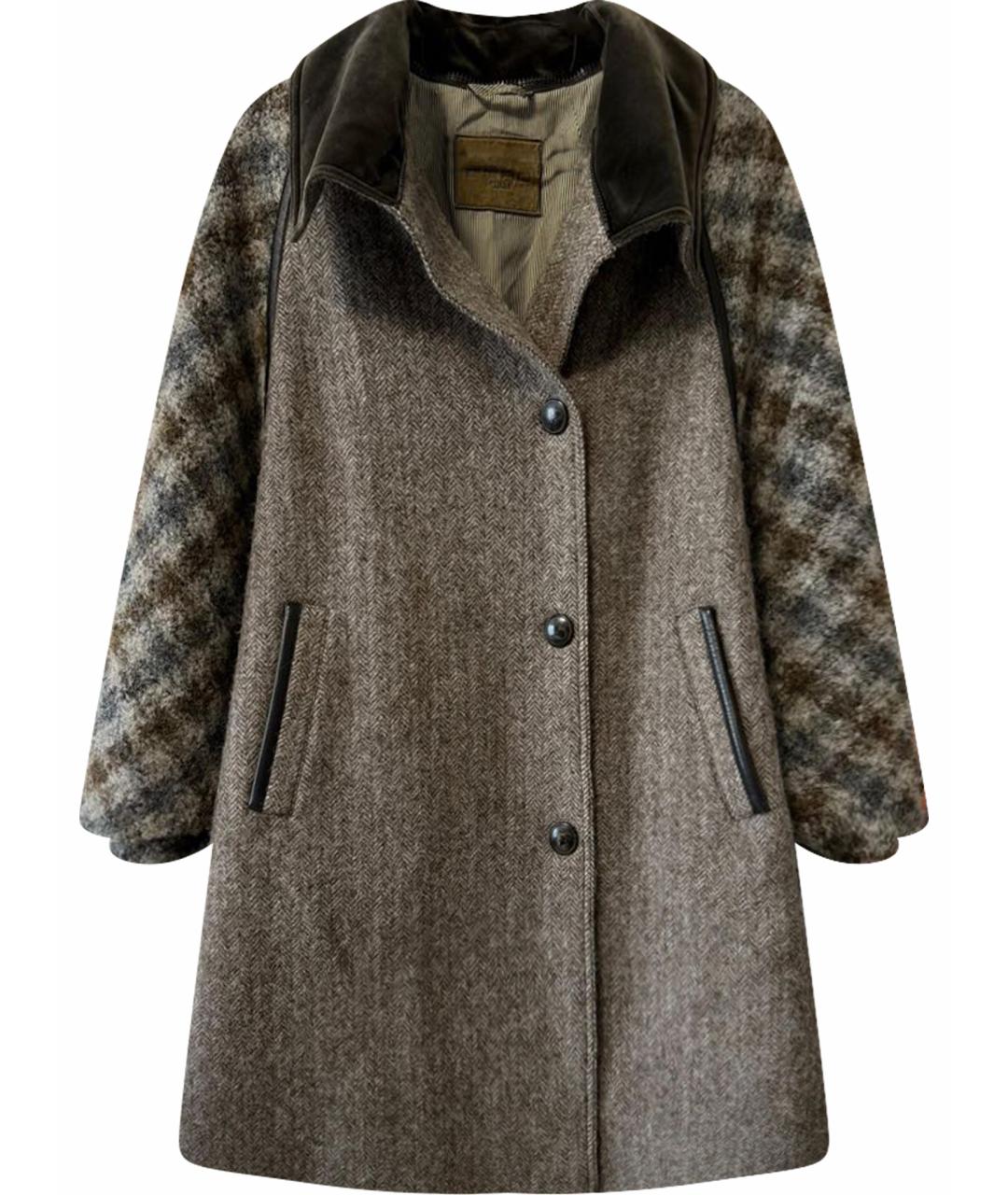 ETRO Серое ацетатное пальто, фото 1
