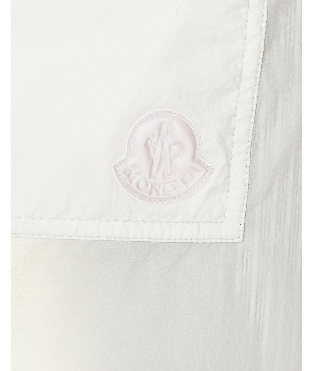 MONCLER Серая полиамидовая парка, фото 5
