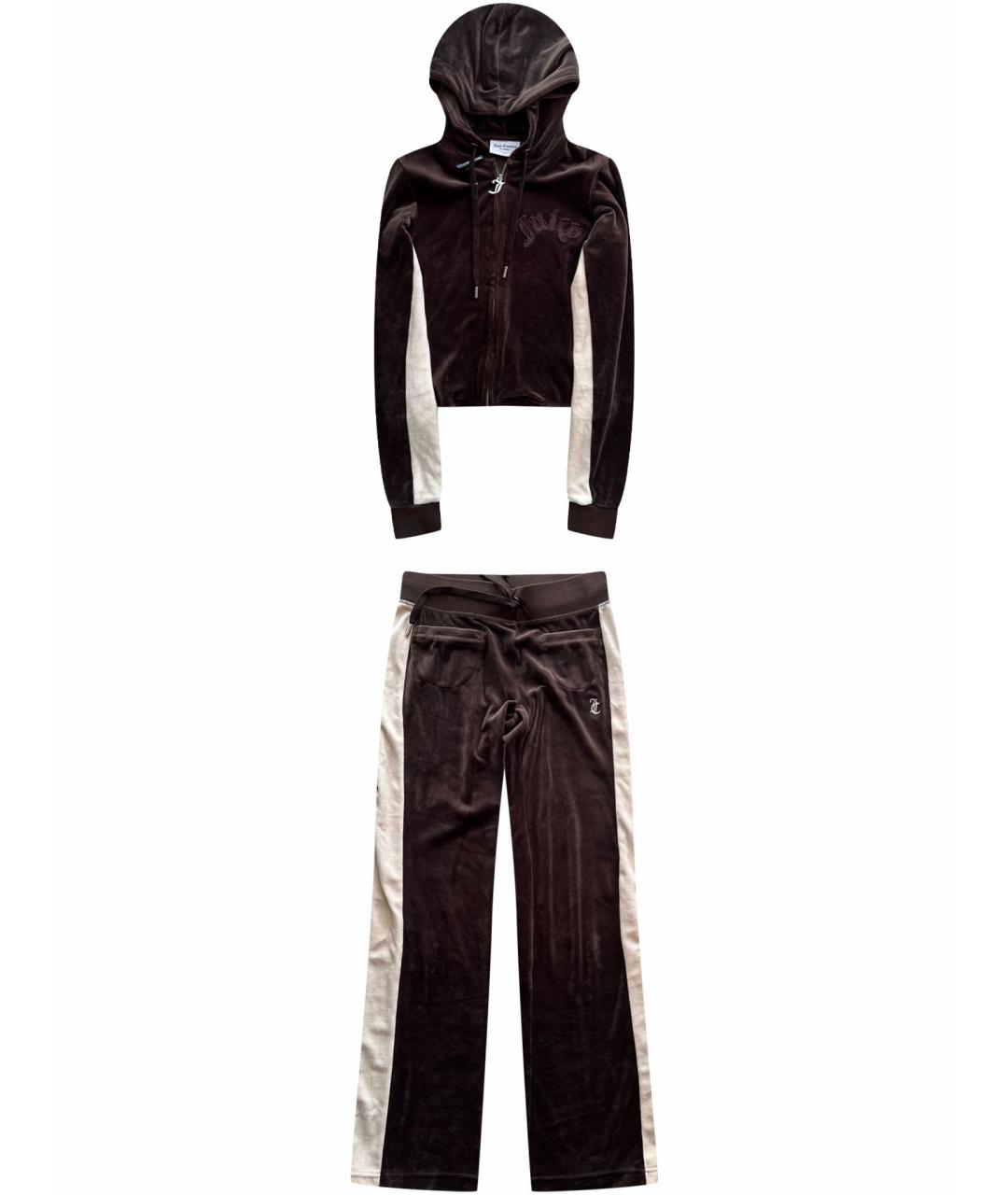 JUICY COUTURE Коричневый полиэстеровый спортивные костюмы, фото 1
