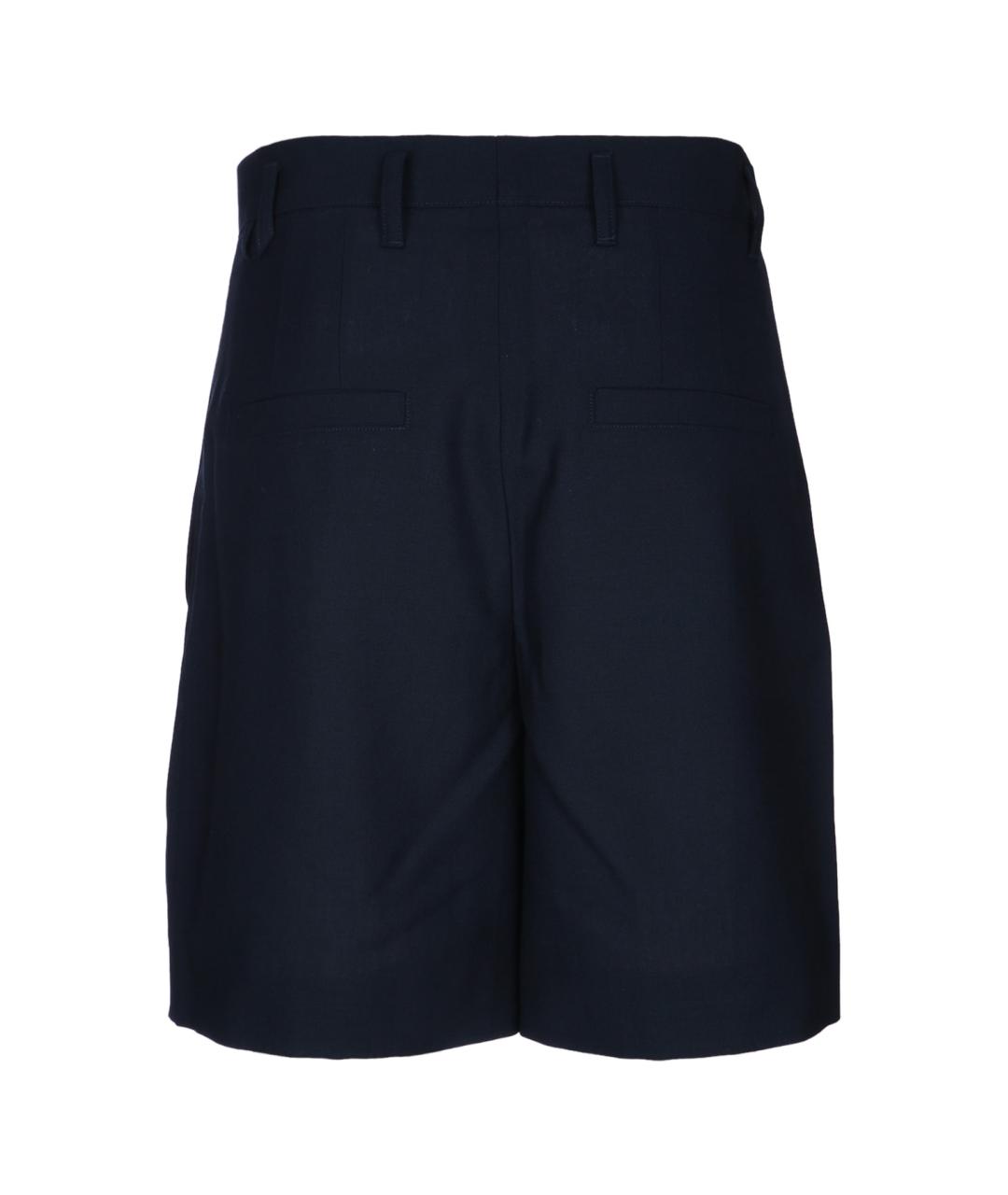 JACQUEMUS Синие шерстяные шорты, фото 2