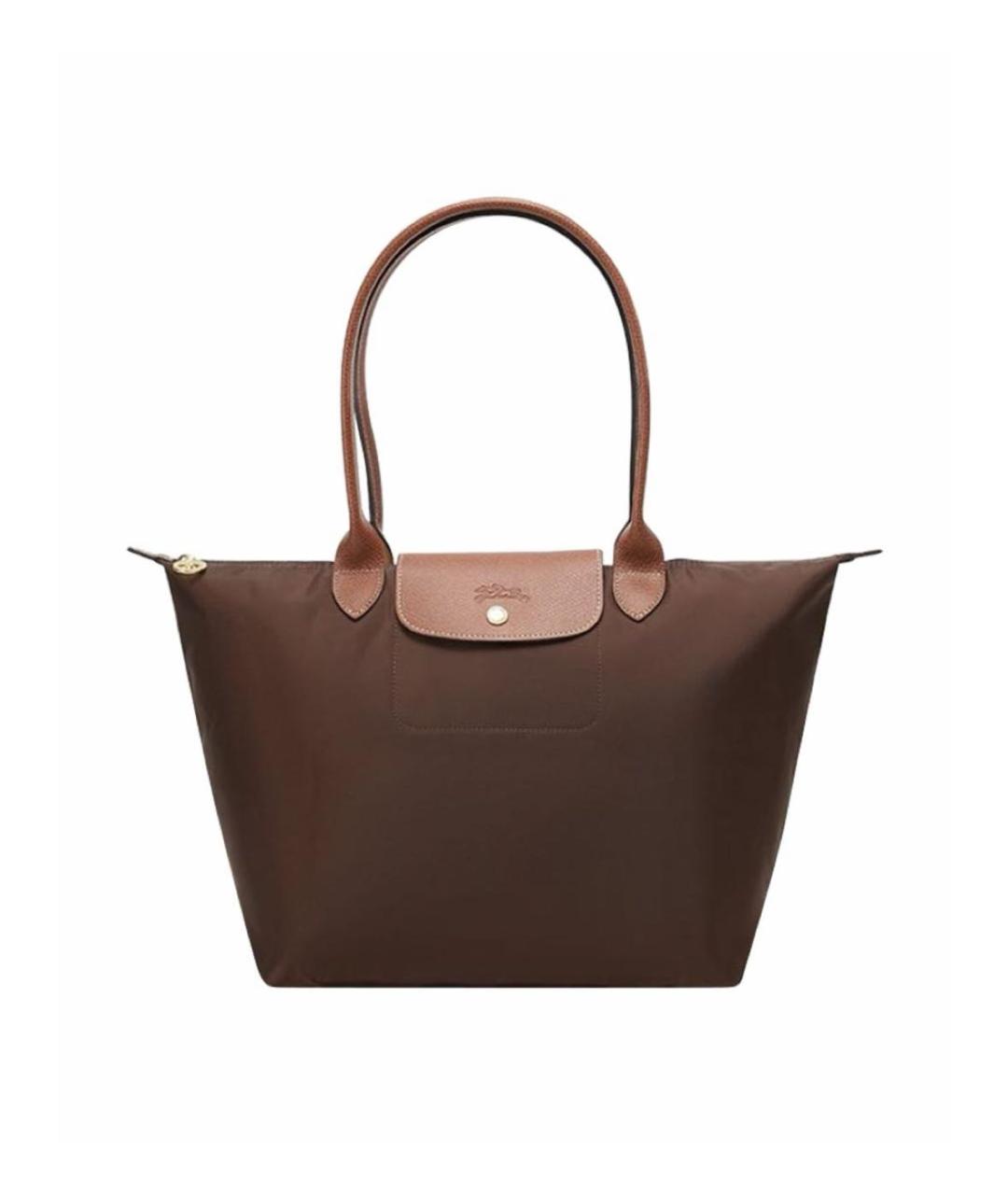 LONGCHAMP Коричневая сумка тоут, фото 4