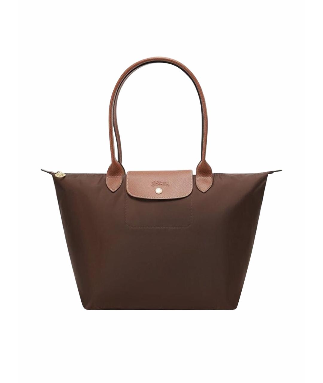 LONGCHAMP Коричневая сумка тоут, фото 1