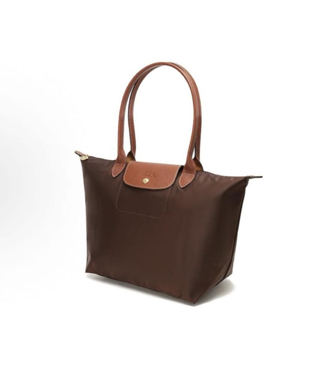 LONGCHAMP Коричневая сумка тоут, фото 2