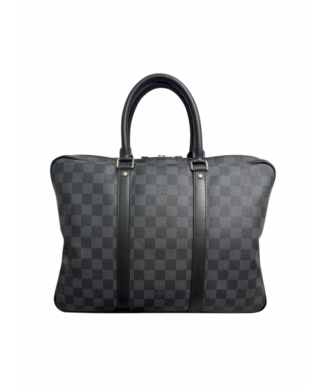 LOUIS VUITTON Черный портфель, фото 1