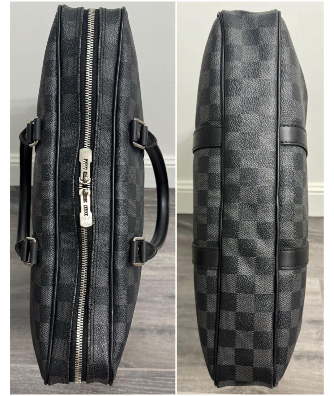 LOUIS VUITTON Черный портфель, фото 5
