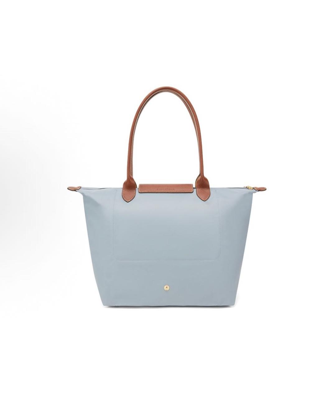 LONGCHAMP Голубая сумка тоут, фото 3