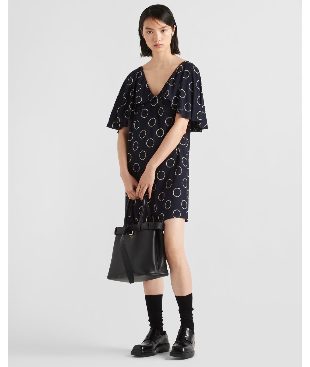 PRADA Мульти повседневное платье, фото 4