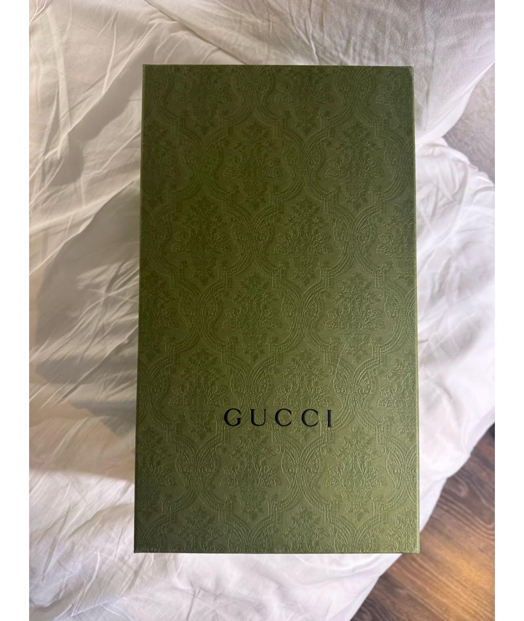 GUCCI Бежевые резиновые сандалии, фото 7