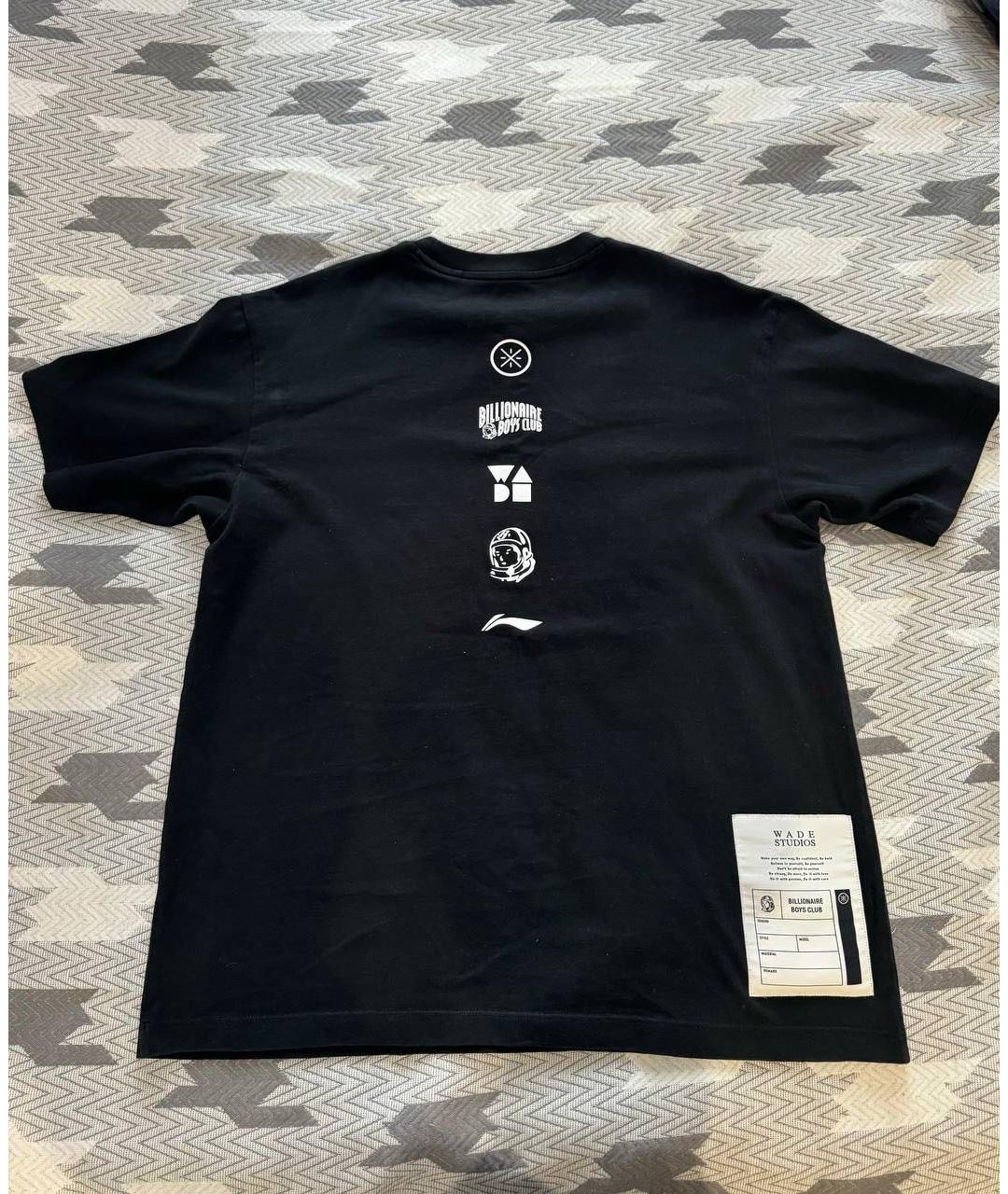BILLIONAIRE BOYS CLUB Черная хлопковая футболка, фото 2