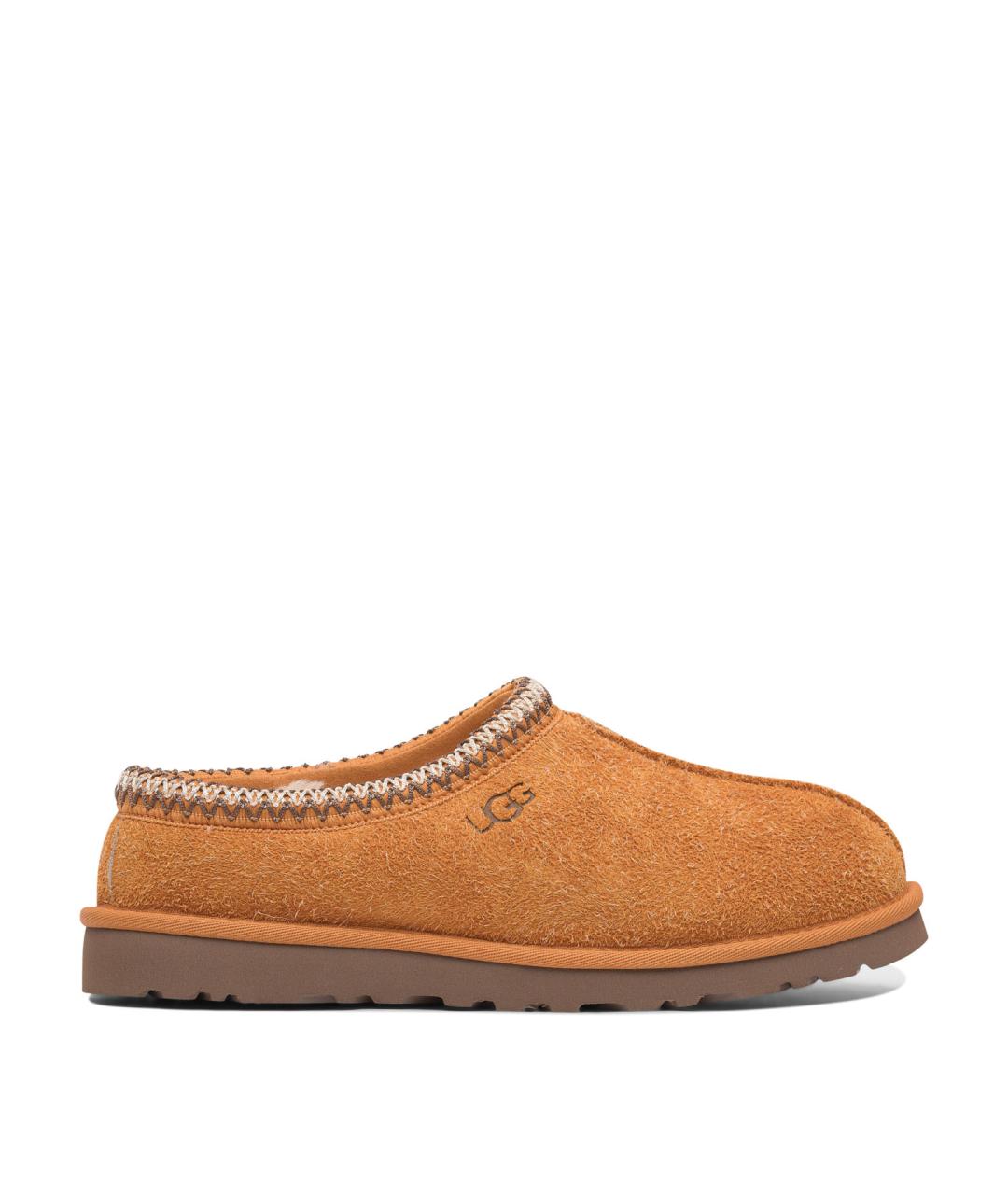 UGG AUSTRALIA Бежевые кожаные лоферы, фото 1