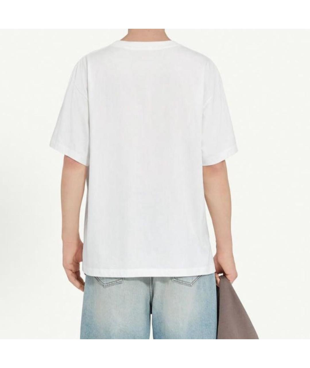 MM6 MAISON MARGIELA Белая хлопковая футболка, фото 3