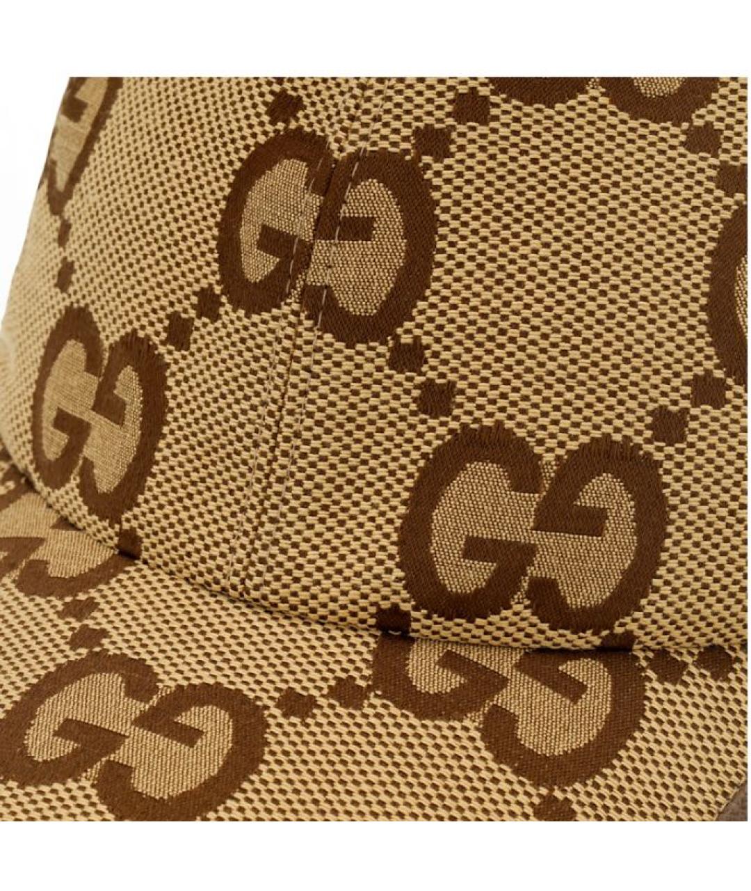 GUCCI Бежевая хлопковая кепка, фото 5