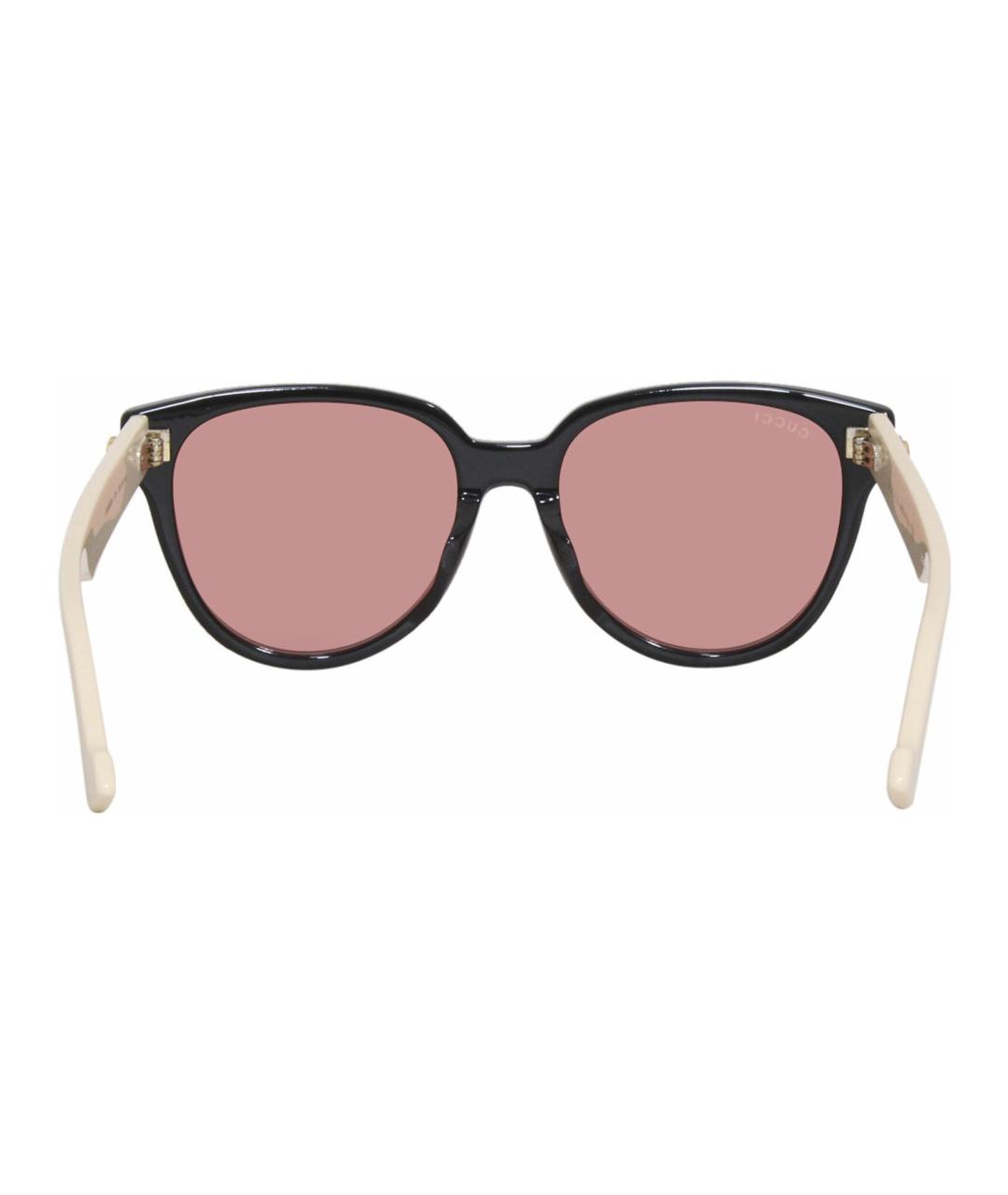 GUCCI Белые пластиковые солнцезащитные очки, фото 4