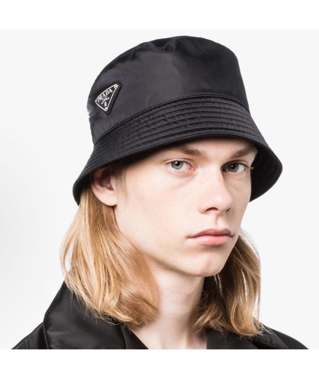PRADA Черная хлопковая панама, фото 2