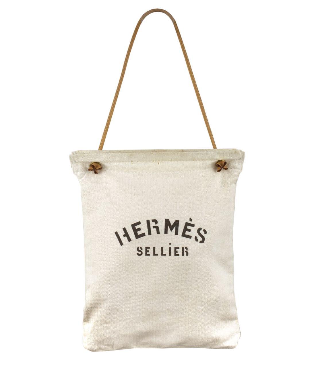 HERMES Бежевая сумка тоут, фото 1