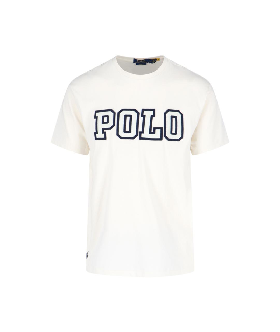 POLO RALPH LAUREN Белая хлопковая футболка, фото 1