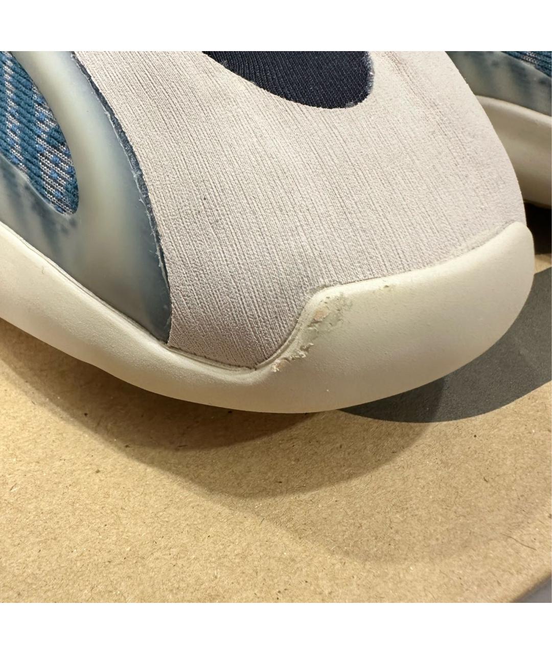 ADIDAS YEEZY Голубые неопреновые низкие кроссовки / кеды, фото 8
