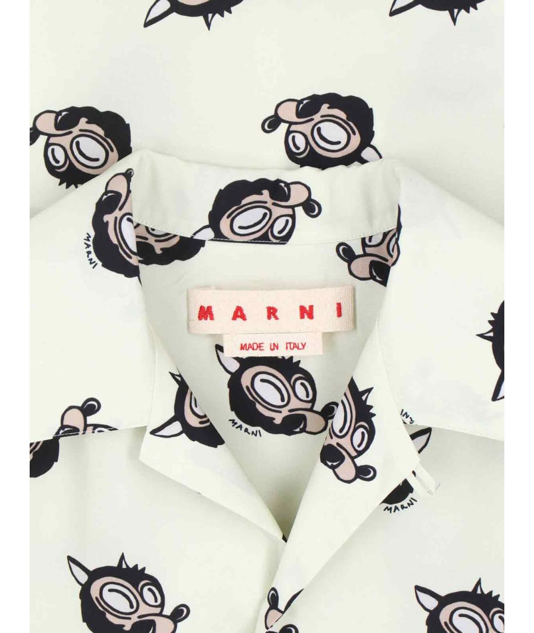 MARNI Бежевая кэжуал рубашка, фото 5
