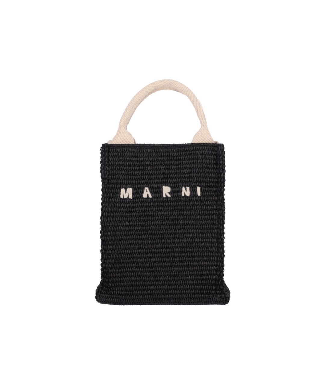 MARNI Черная сумка тоут, фото 1