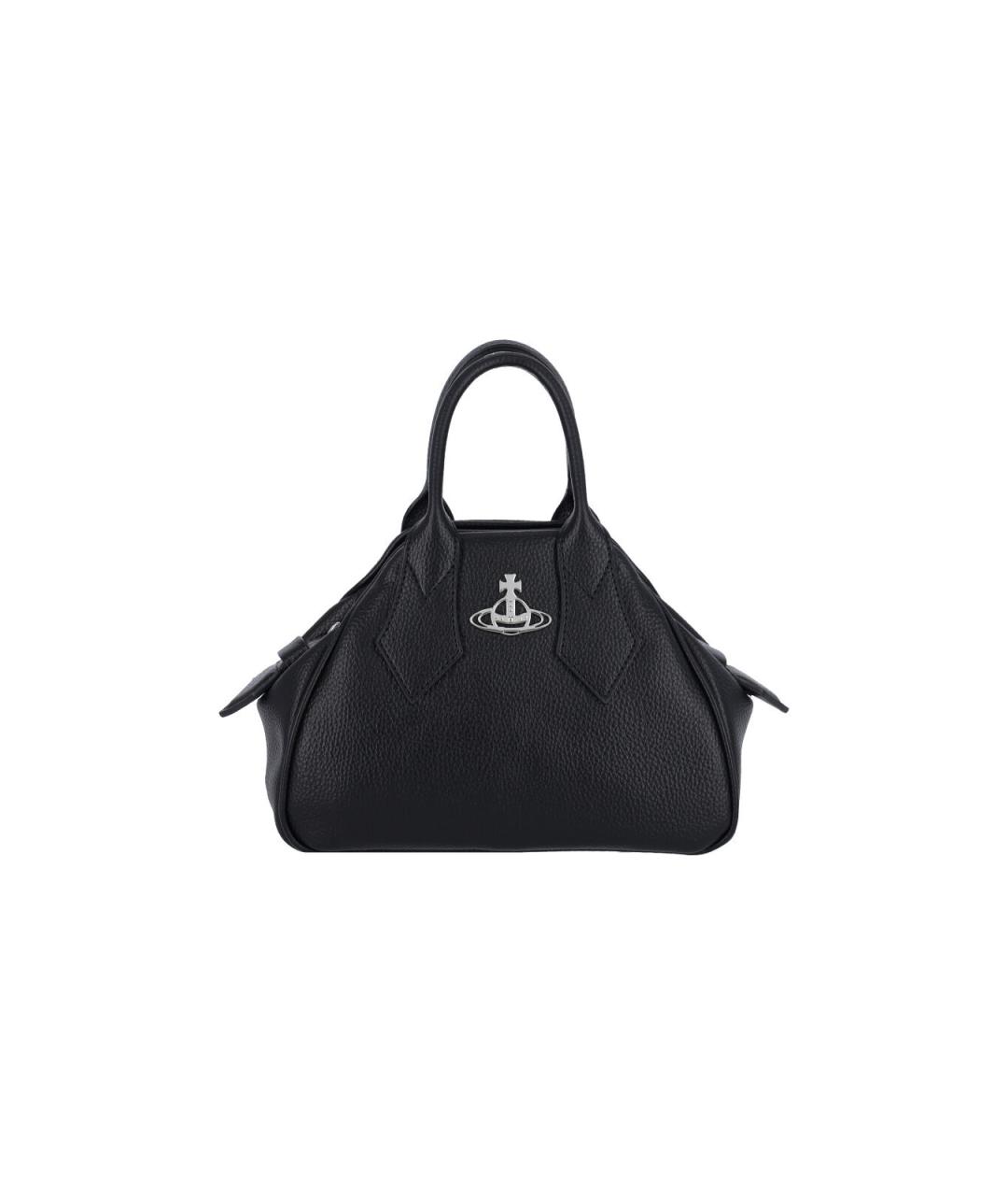 VIVIENNE WESTWOOD Черная сумка тоут из искусственной кожи, фото 1