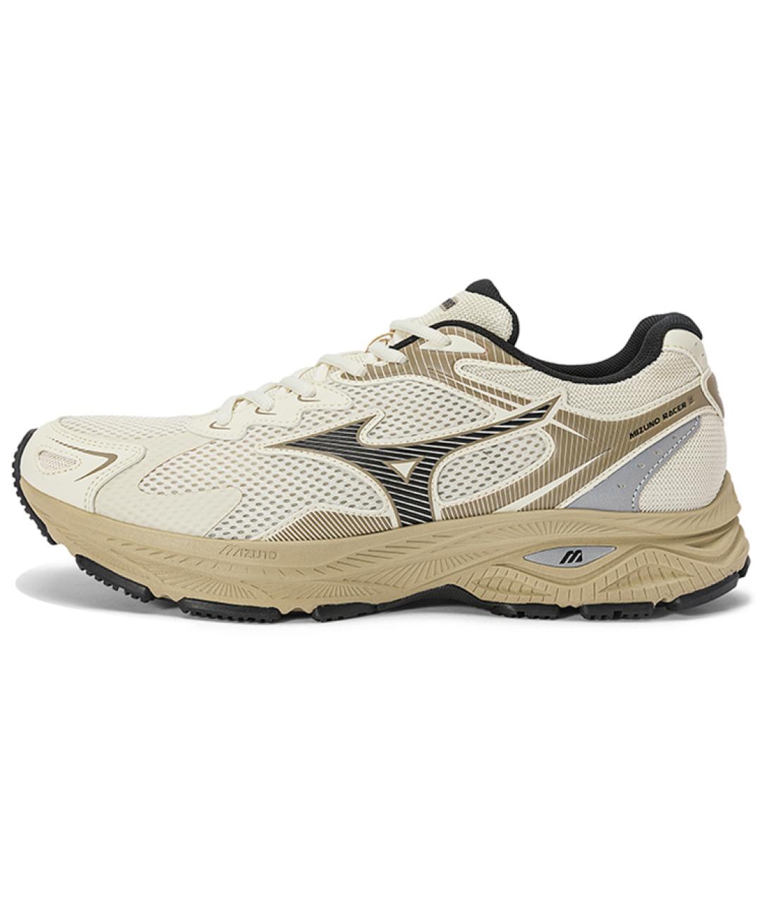 MIZUNO Бежевые кожаные кроссовки, фото 8