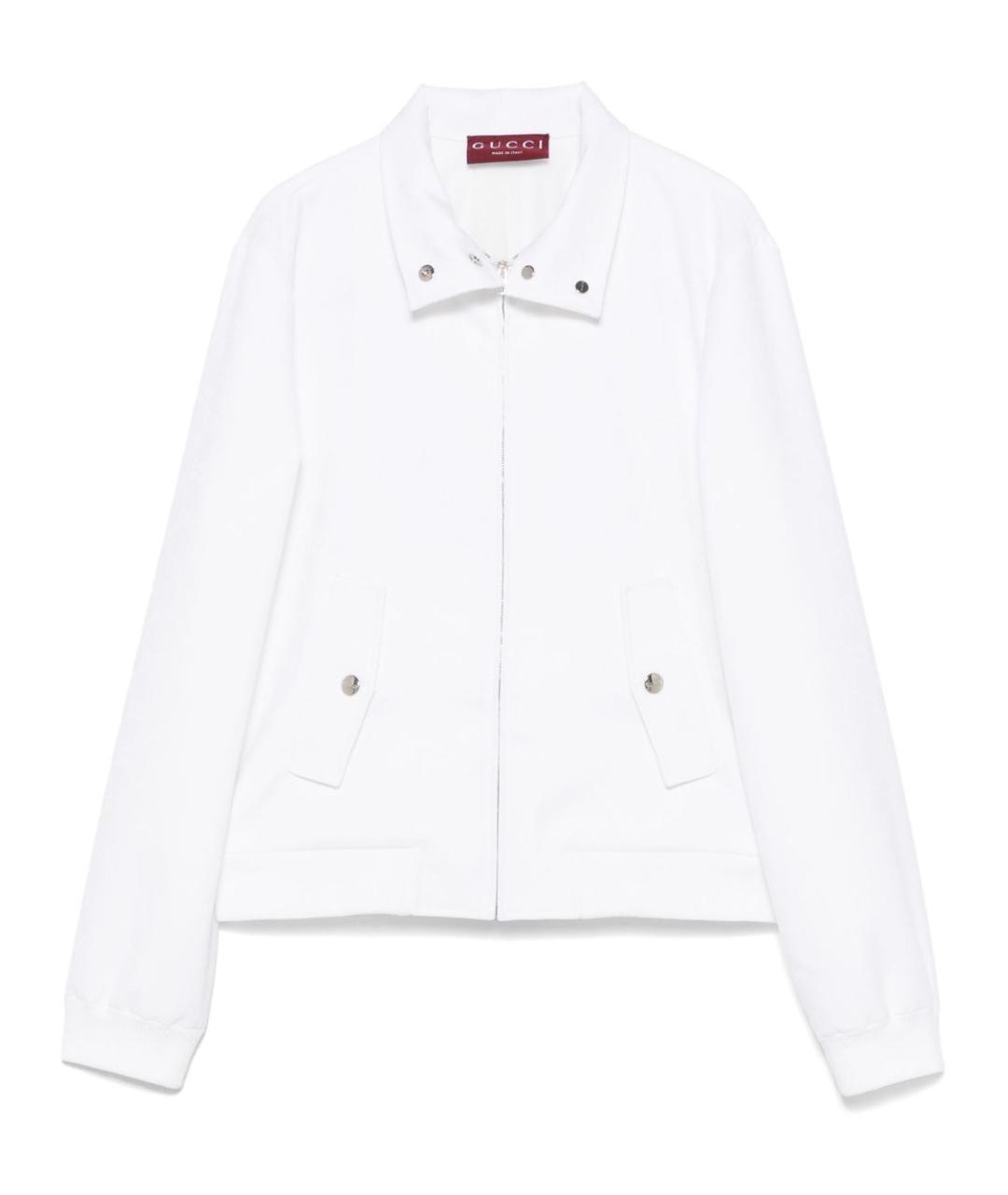 GUCCI Белая полиэстеровая куртка, фото 1