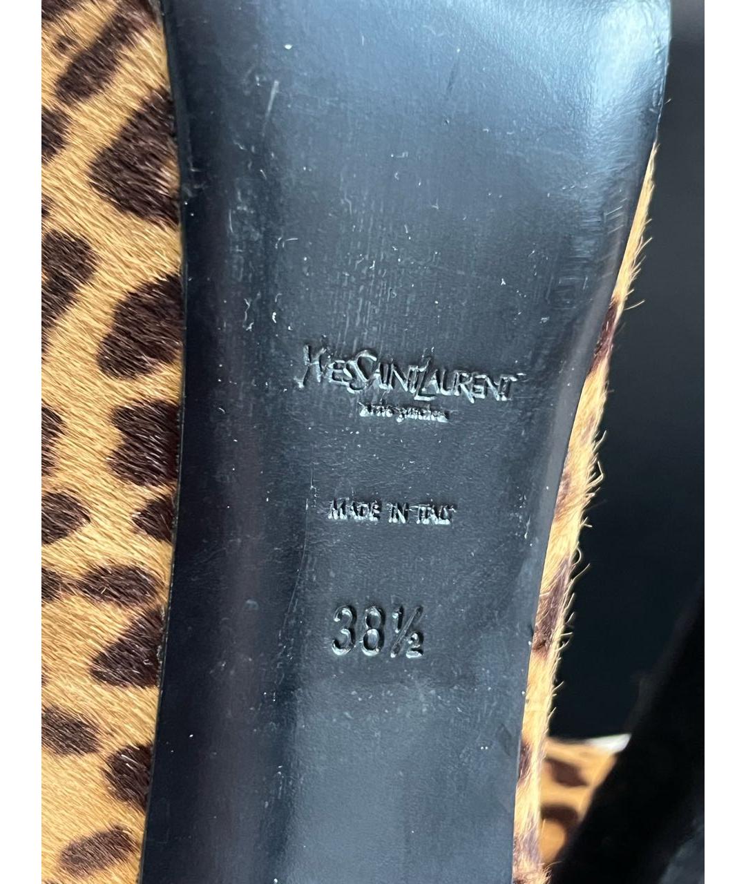 SAINT LAURENT Мульти туфли, фото 8