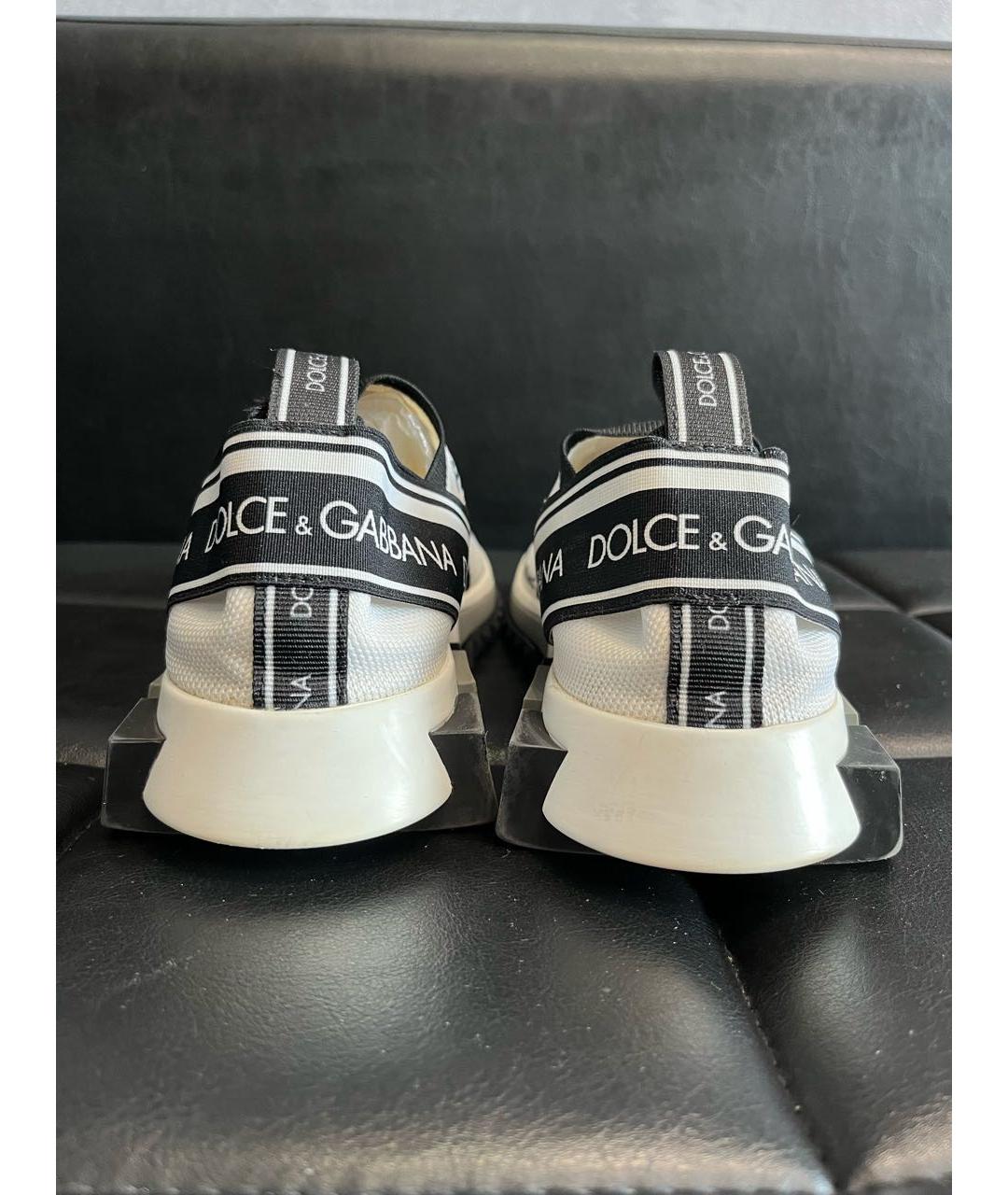 DOLCE&GABBANA Белые кроссовки, фото 3