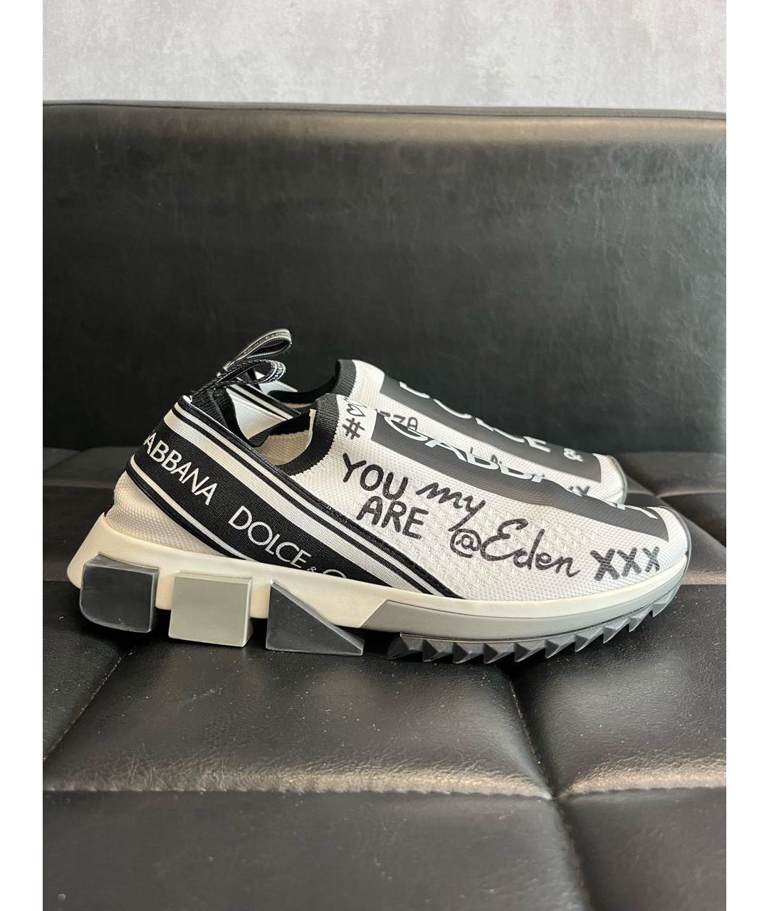DOLCE&GABBANA Белые кроссовки, фото 4