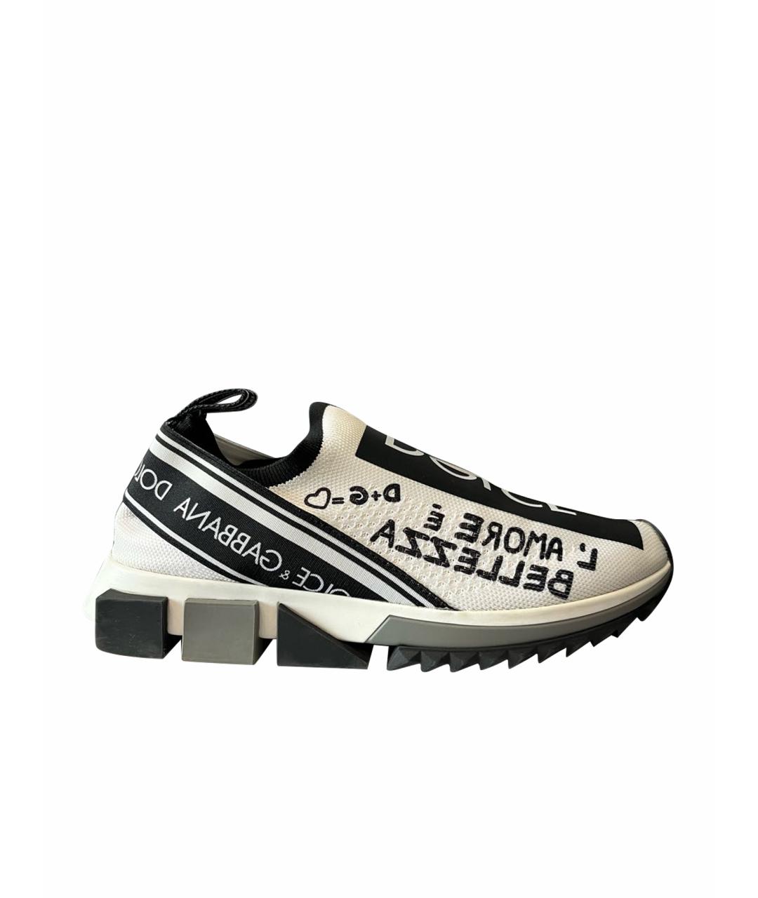 DOLCE&GABBANA Белые кроссовки, фото 1