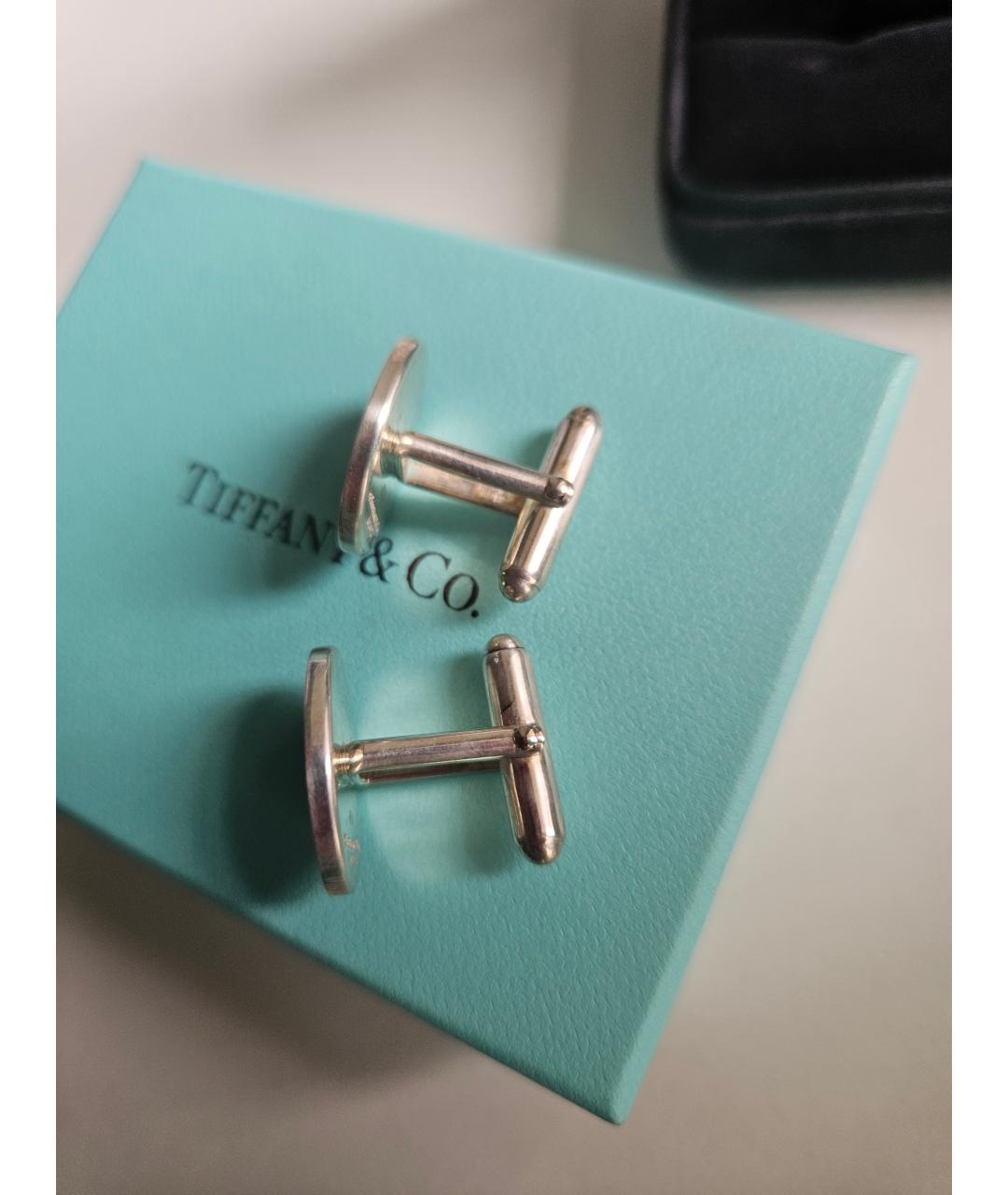 TIFFANY&CO Серебряные серебряные запонки, фото 5