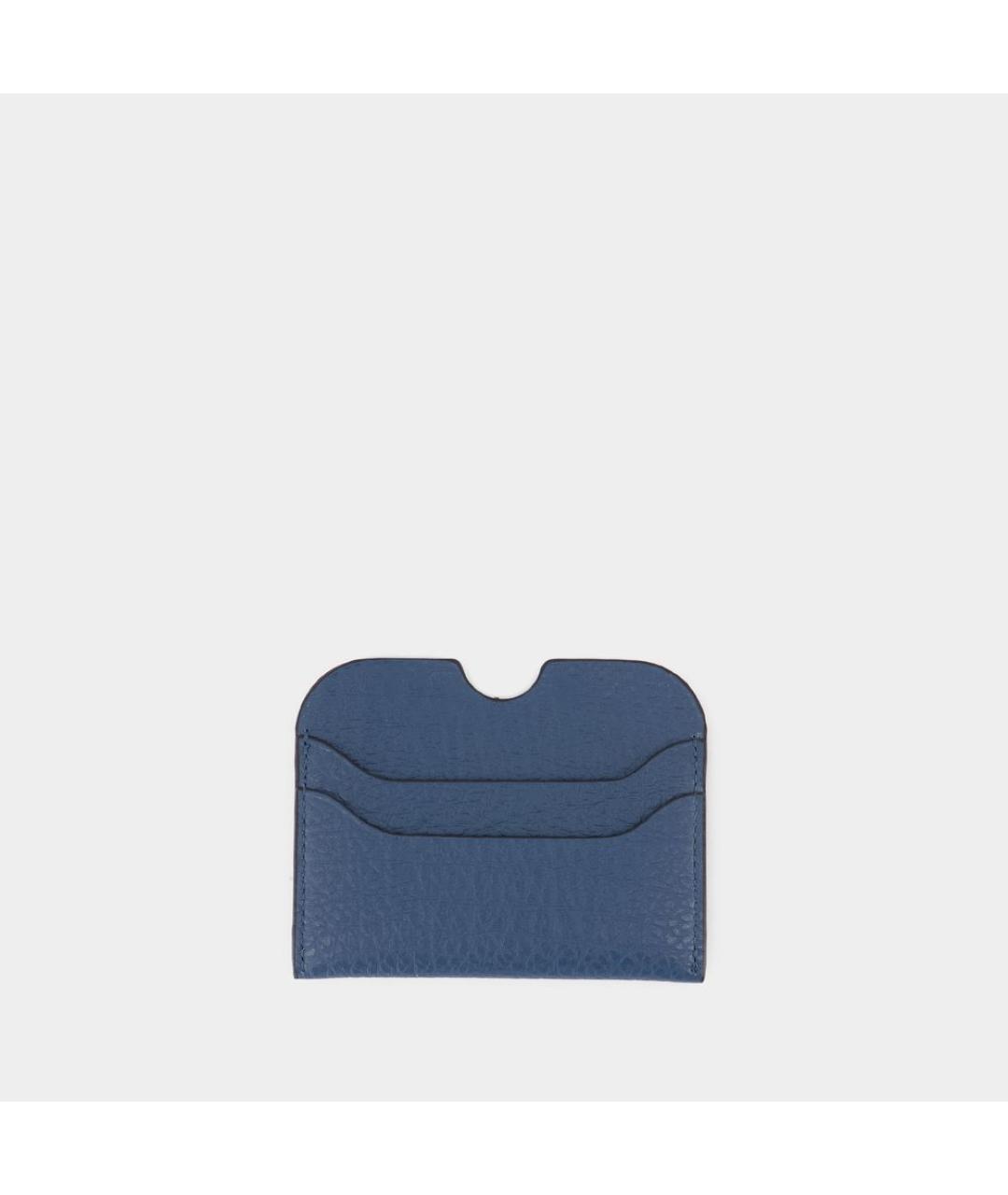 ACNE STUDIOS Синий кожаный кардхолдер, фото 2