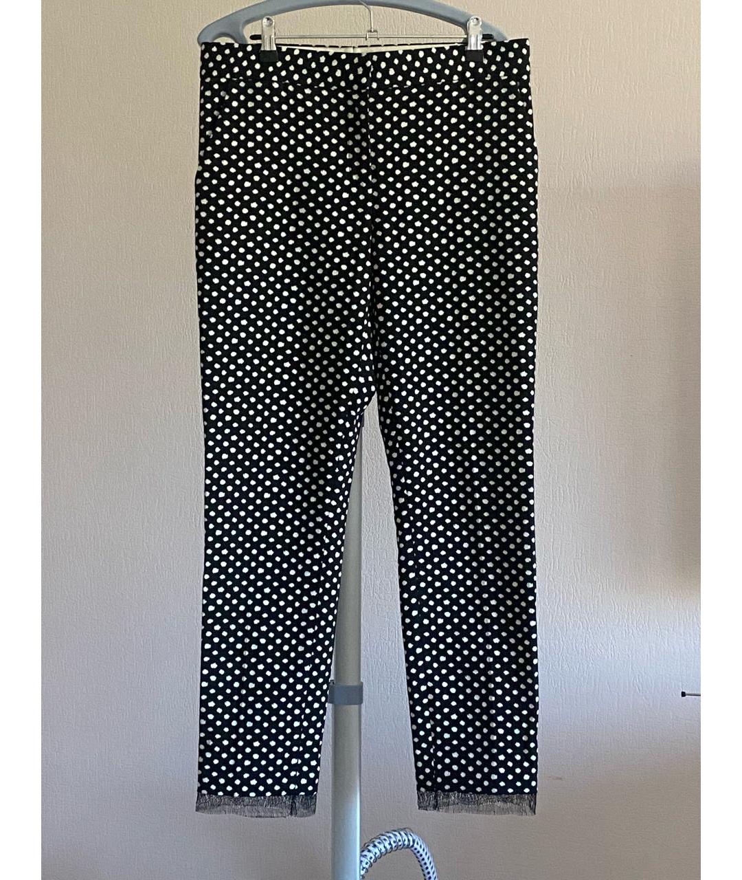 DIANE VON FURSTENBERG Черный хлопко-эластановый костюм с брюками, фото 2